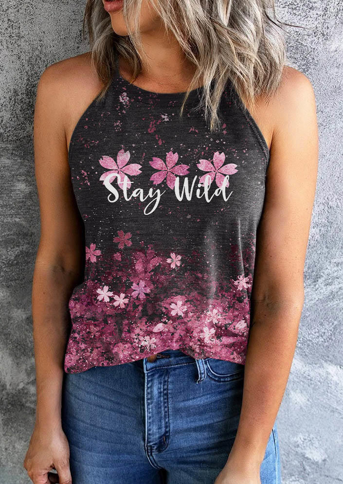 

Stay Wild Cherry Blossoms Camisole, Multicolor, SCM013438