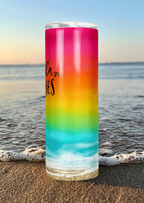 

Beaches Coconut Tree Stainless Steel Travel Tumbler, Multicolor, SCM012801