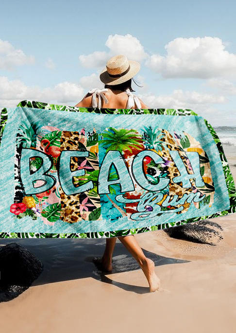

Beach Bum Leopard Coconut Tree Blanket, Multicolor, SCM013241