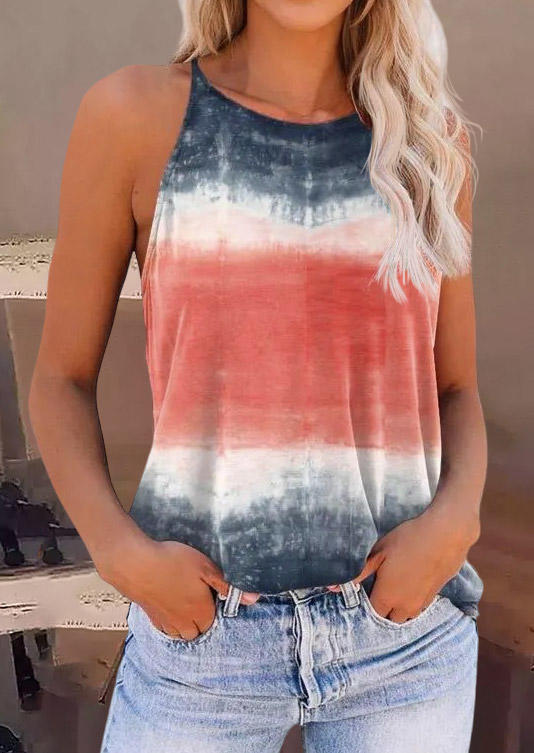 

Gradient Color Block Camisole, Multicolor, SCM014192