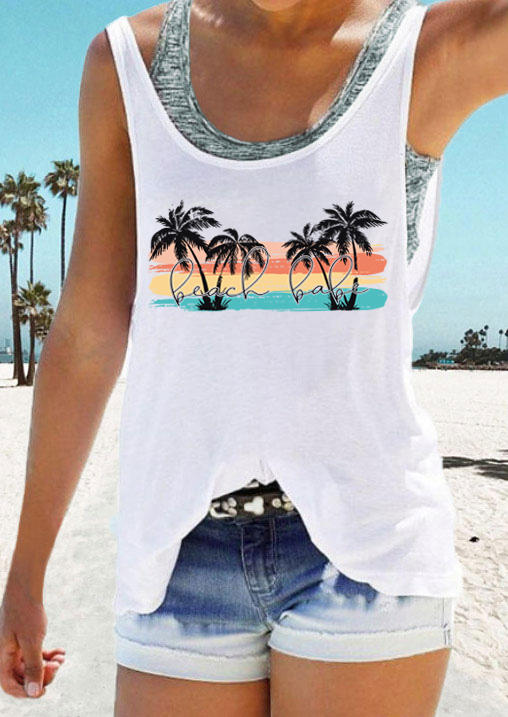 Beach Babe Coconut Tree Tank