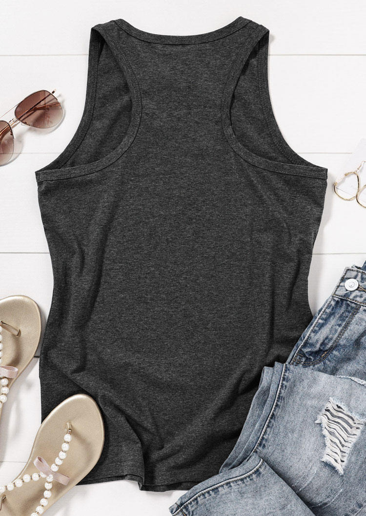 And God Said Let There Be Grandma Who Has Heart That's Made Of Gold Tank - Dark Grey