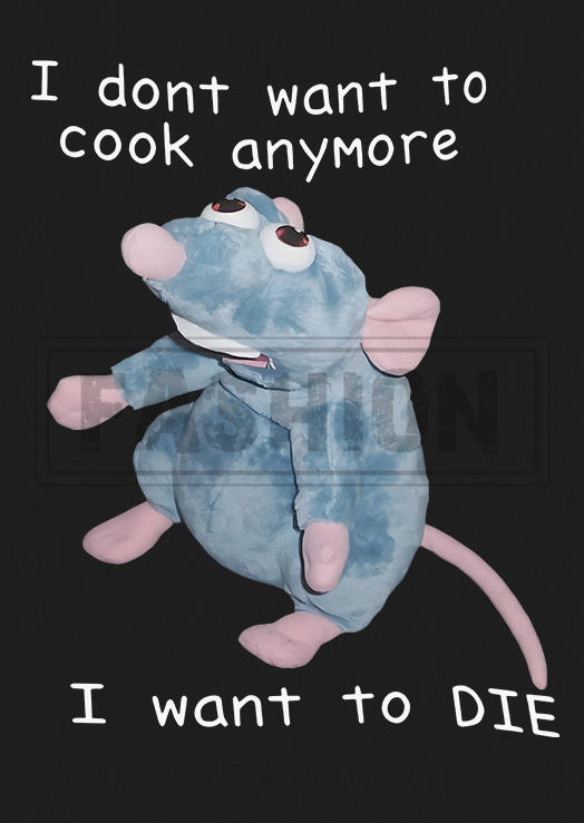 I Don't Want To Cook Anymore I Want To Die Tank - Black