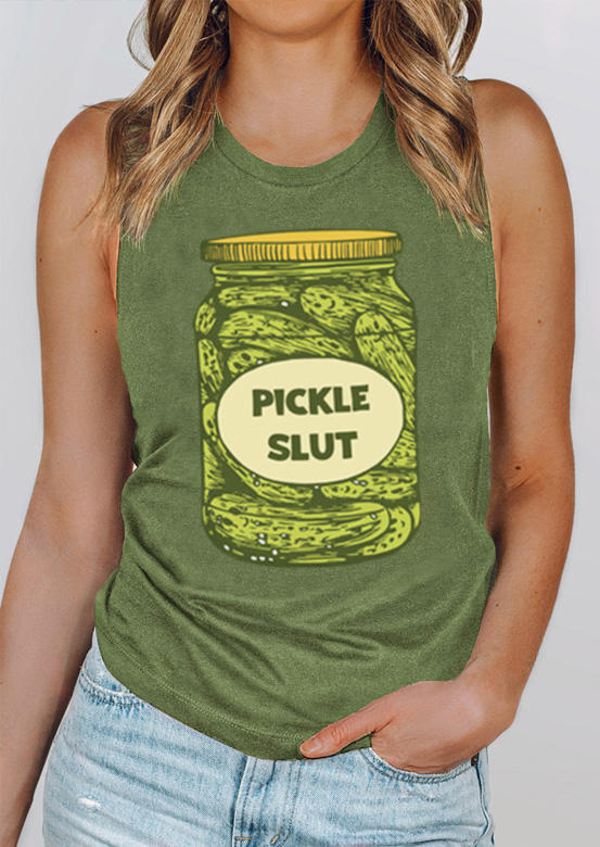 

Pickle Can O-Neck Tank - Green, SCM016488