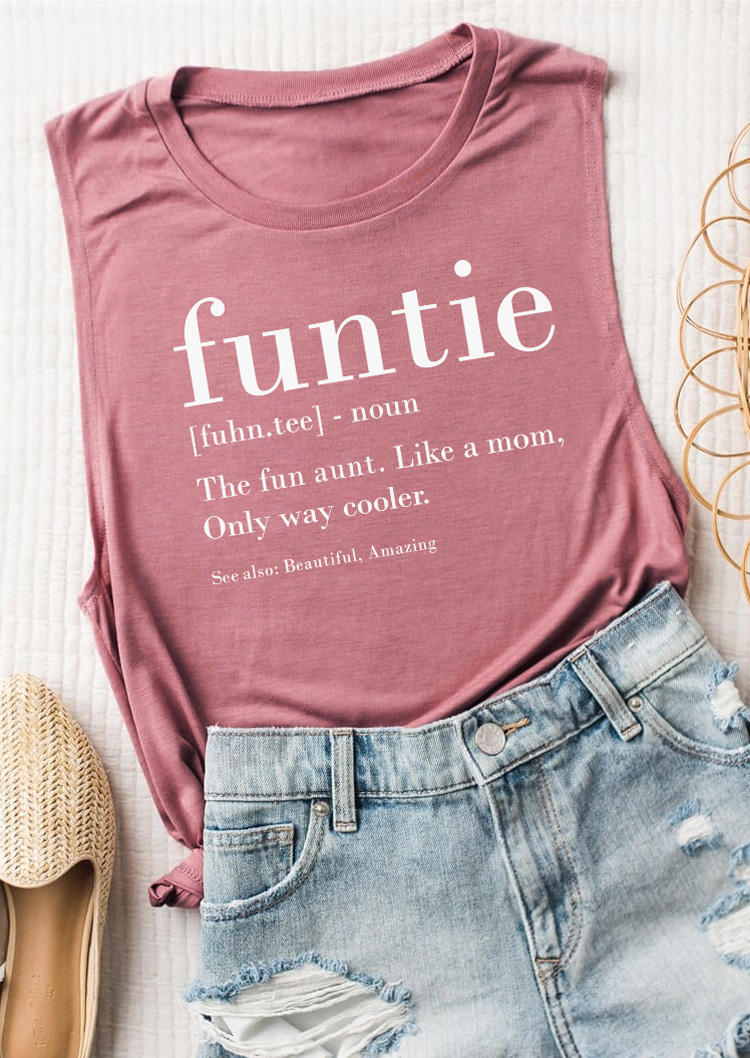 

Funtie Casual O-Neck Tank - Cameo Brown, SCM015715