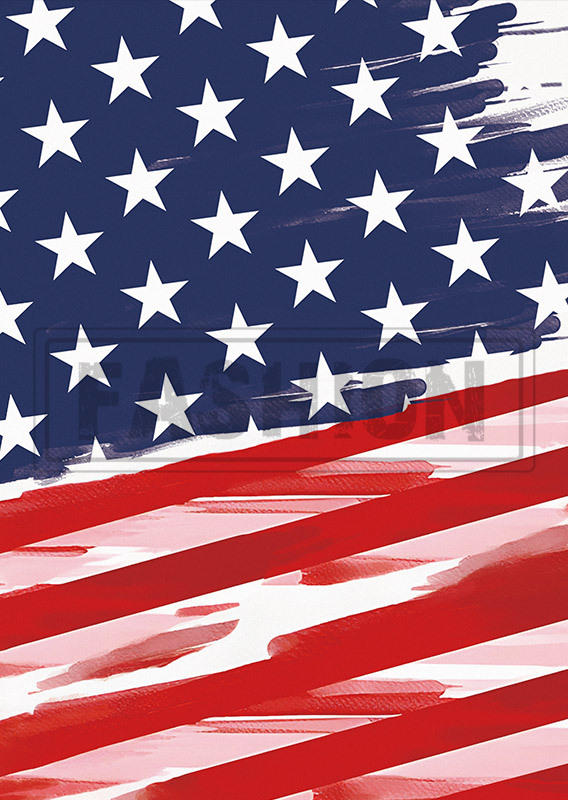 American Flag Ruffled V-Neck Camisole