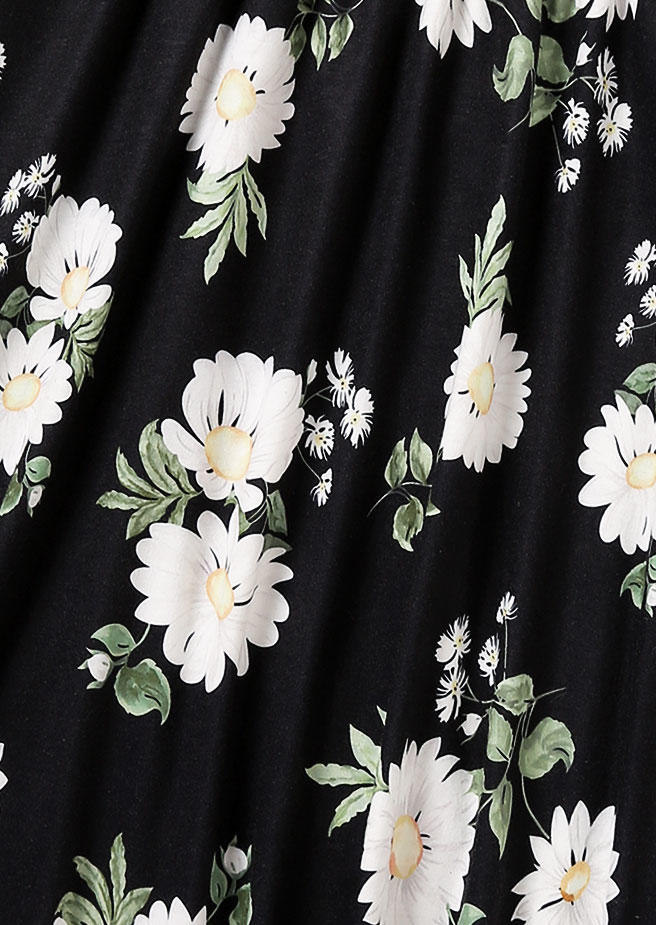 Floral Lace Splicing V-Neck Mini Dress