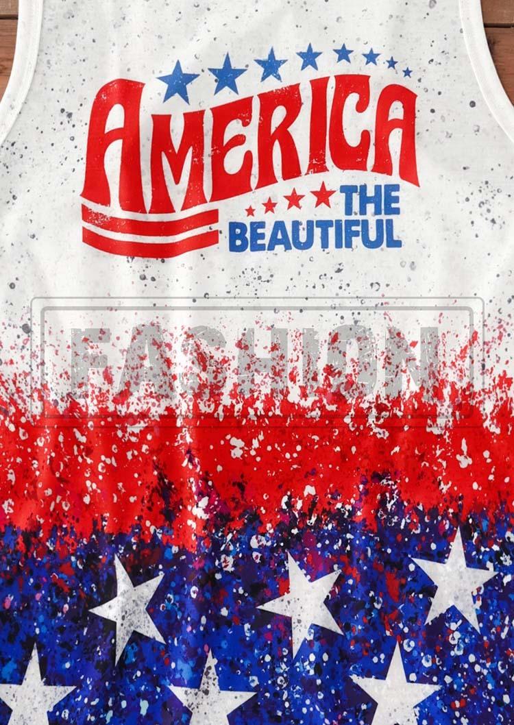 America The Beautiful Star Tank