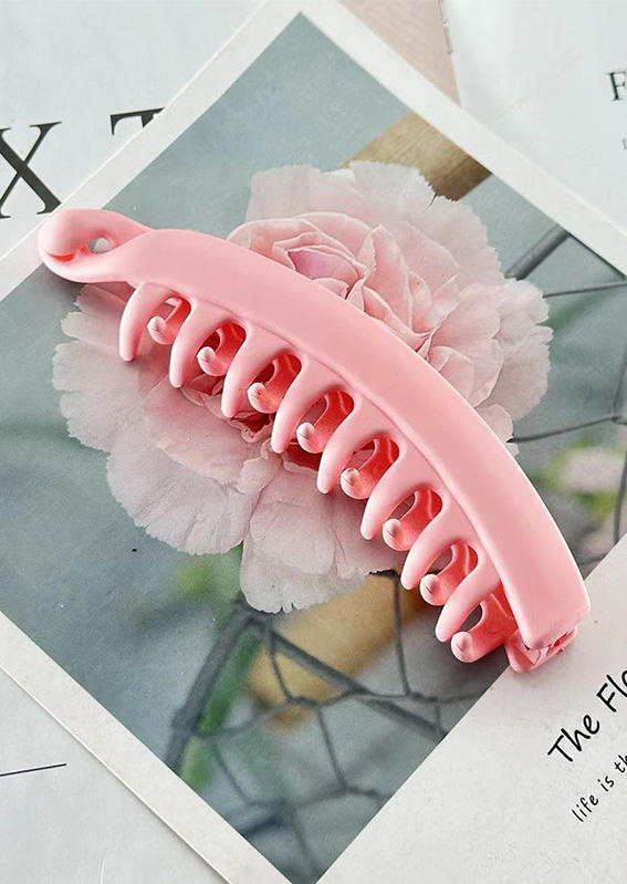 

Summer Banana Hair Clip, Pink, SCM017103