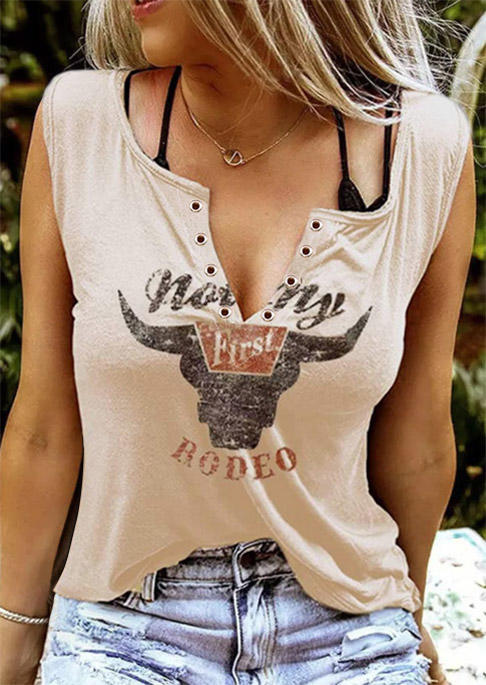 

Not My First Rodeo Tank without Camisole - Apricot, SCM017695