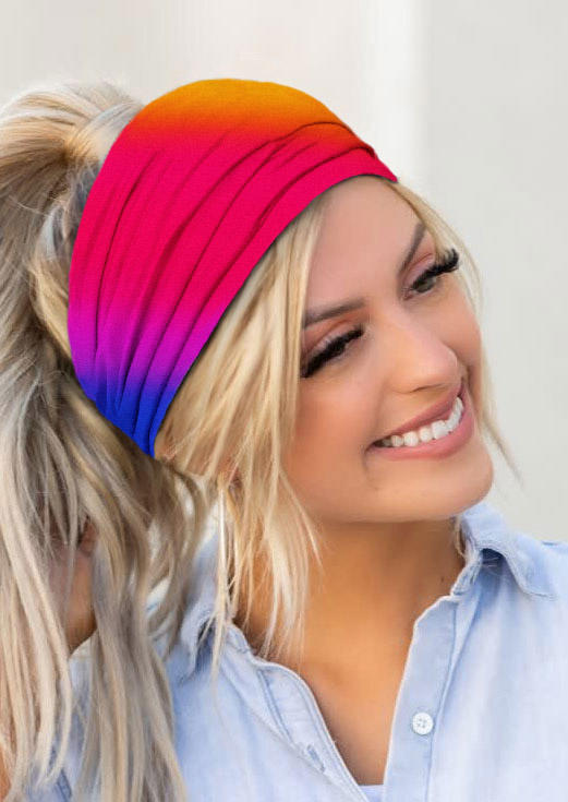 

Gradient Sport Wide Headband, Multicolor, SCM017671