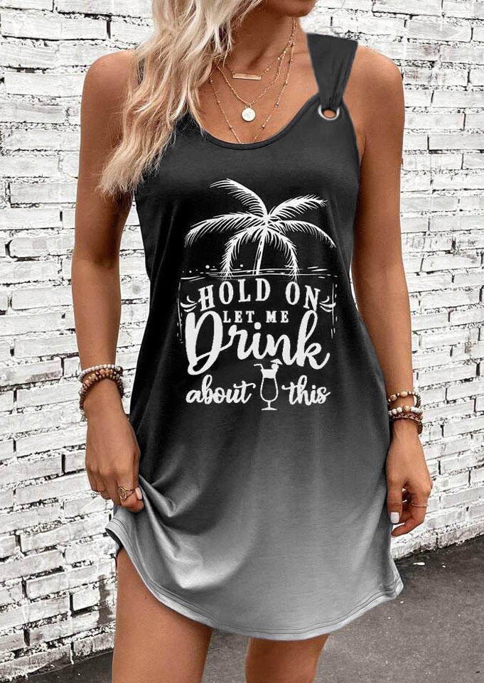 

Hold On Let Me Drink About This Gradient Mini Dress, Multicolor, SCM017880