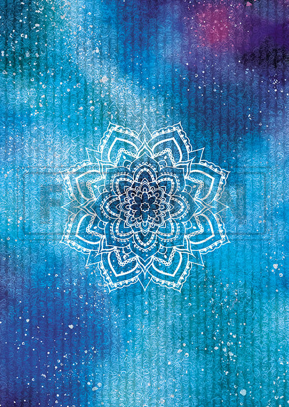 Starry Sky Gradient Floral Tank