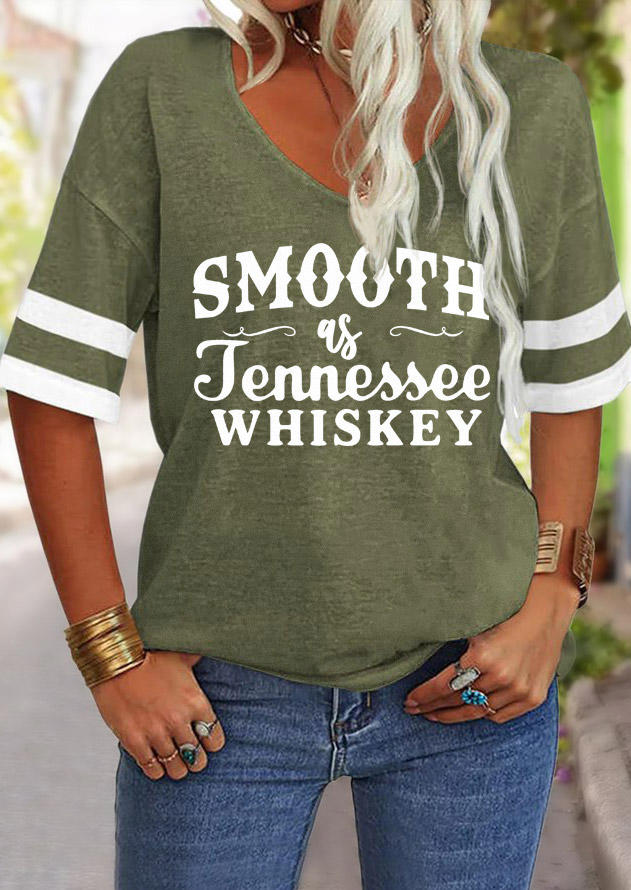 

Smooth As Tennessee Whiskey Blouse - Green, SCM017721