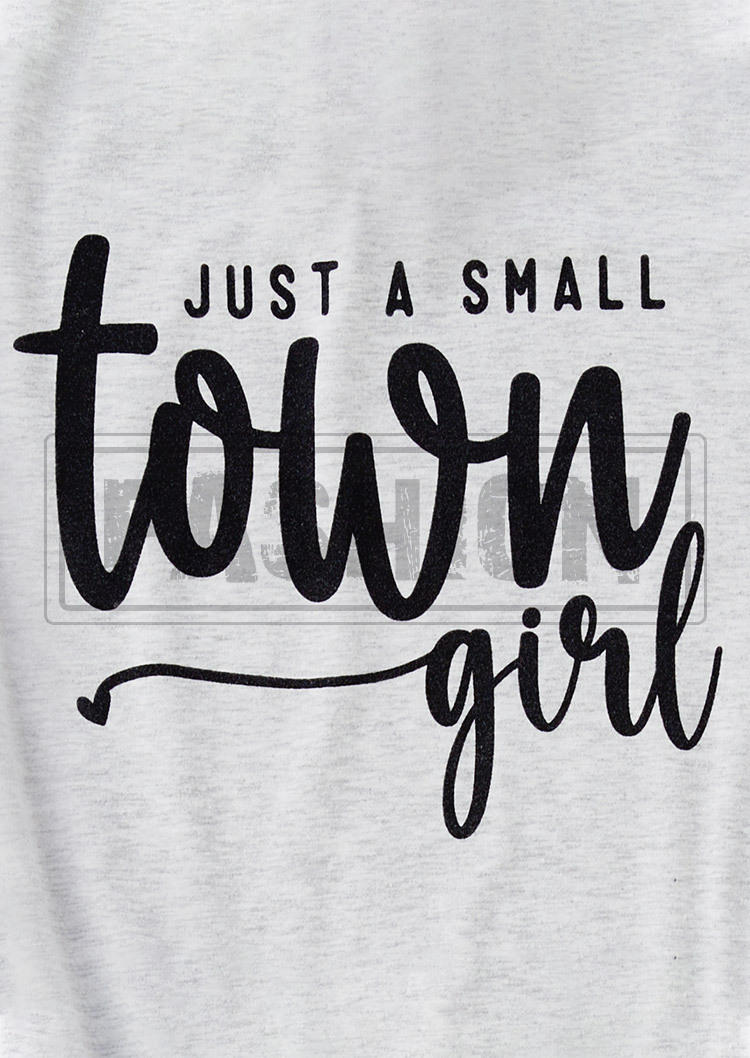 Just A Small Town Girl Keyhole Neck Blouse - Light Grey