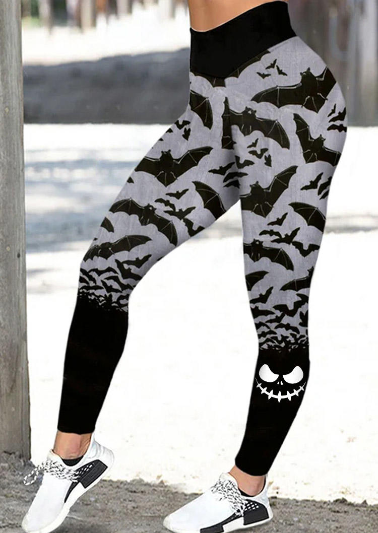 

Bat Skinny Leggings - Black, SCM018882