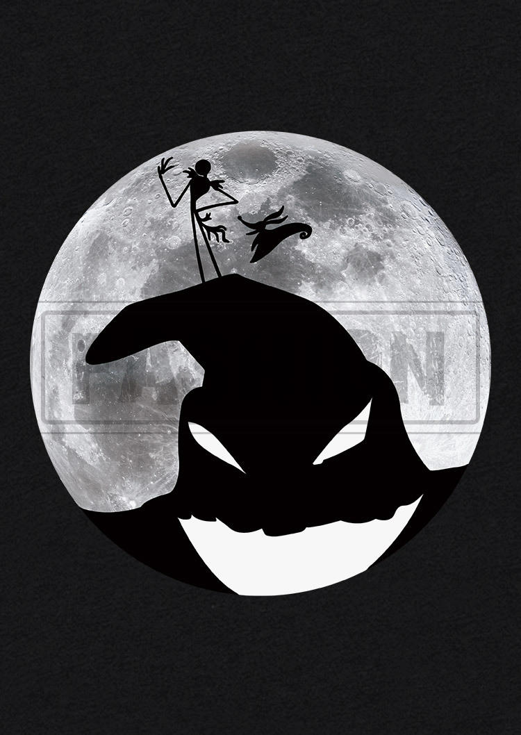 Halloween Town Christmas Nightmare T-Shirt Tee - Black