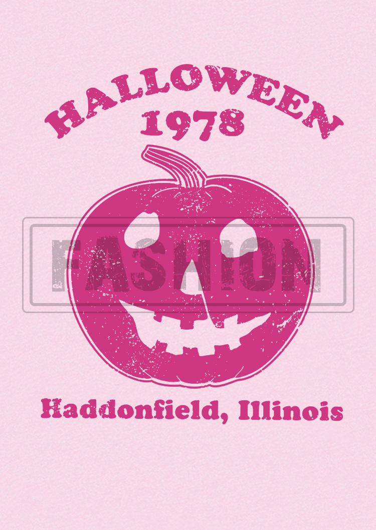 1978 Haddonfield Illinois Sweatshirt - Light Pink