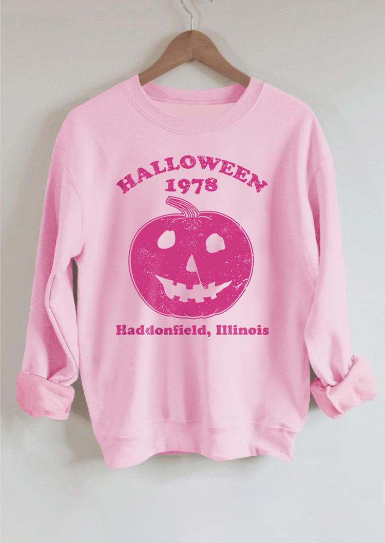 

1978 Haddonfield Illinois Sweatshirt - Light Pink, SCM018974