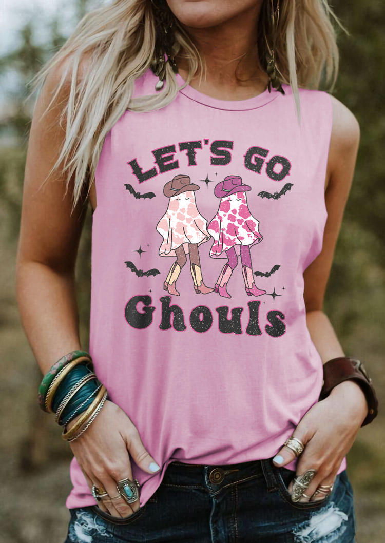 

Let' Go Ghouls Tank - Pink, SCM019079