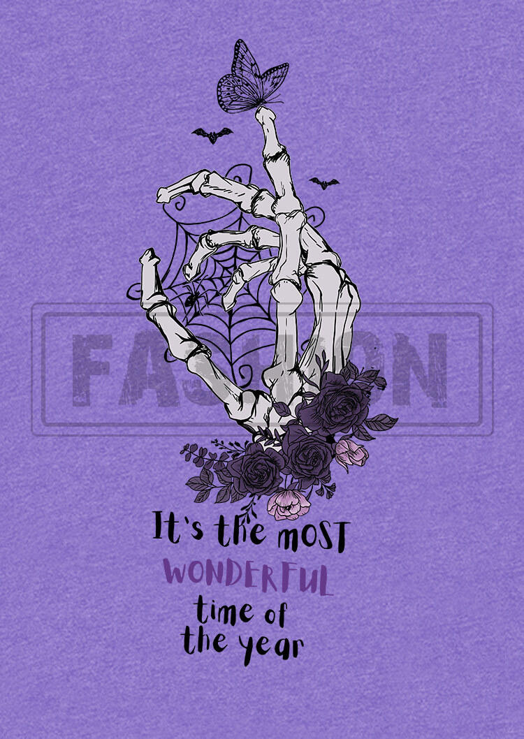 It's The Most Wonderful Time Of The Year T-Shirt Tee - Purple
