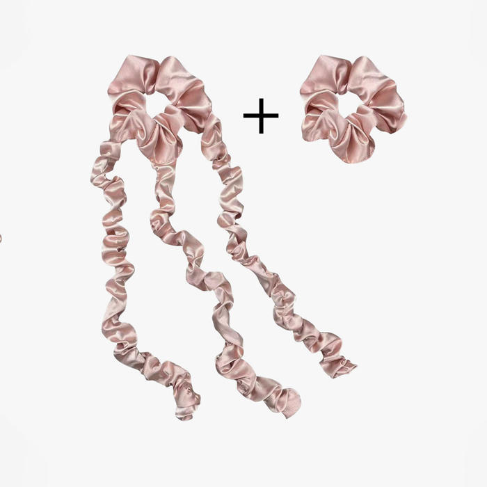 2Pcs/set Ruffled Jellyfish Heatless Hair Curler Headband