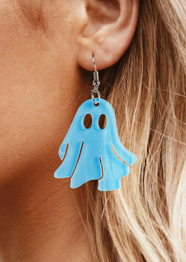 

Halloween Ghost Hollow Out Earrings, Multicolor, SCM018663
