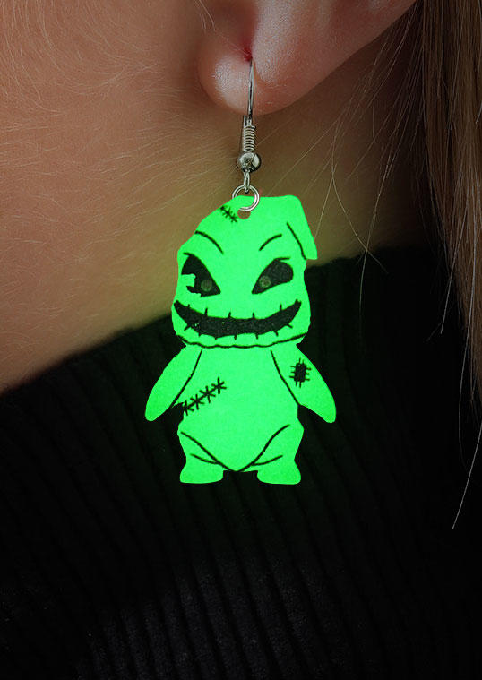 

Luminous Devil Acrylic Earrings - Green, SCM019189