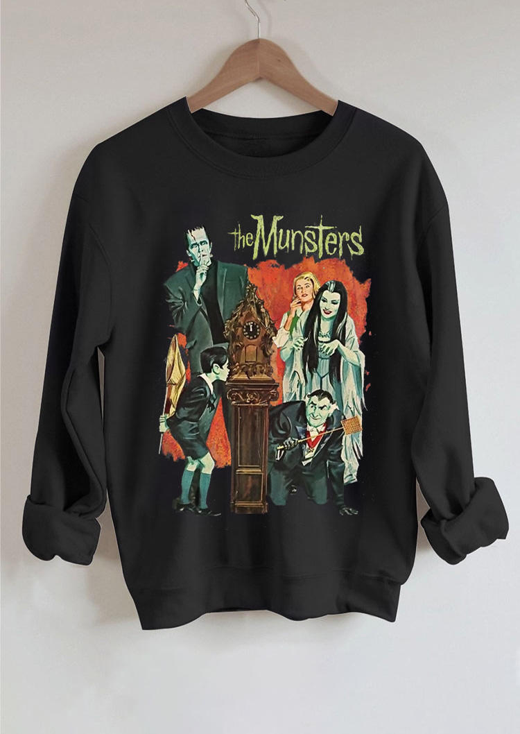 

Horror Movie Graphic Sweatshirt, Multicolor, SCM019623