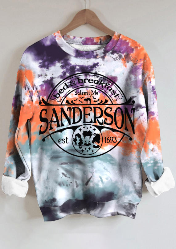 

Bed & Breakfast Witch Tie Dye Sweatshirt, Multicolor, SCM019679