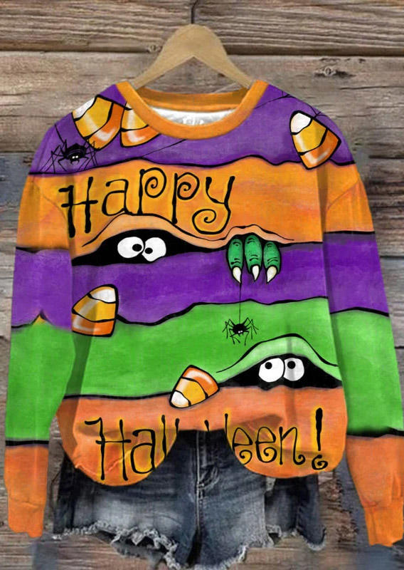 

Spider Color Block Sweatshirt, Multicolor, SCM019967