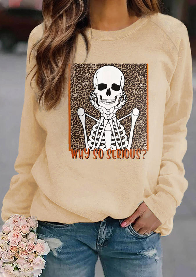 

Skeleton Leopard Sweatshirt, Multicolor, SCM019699