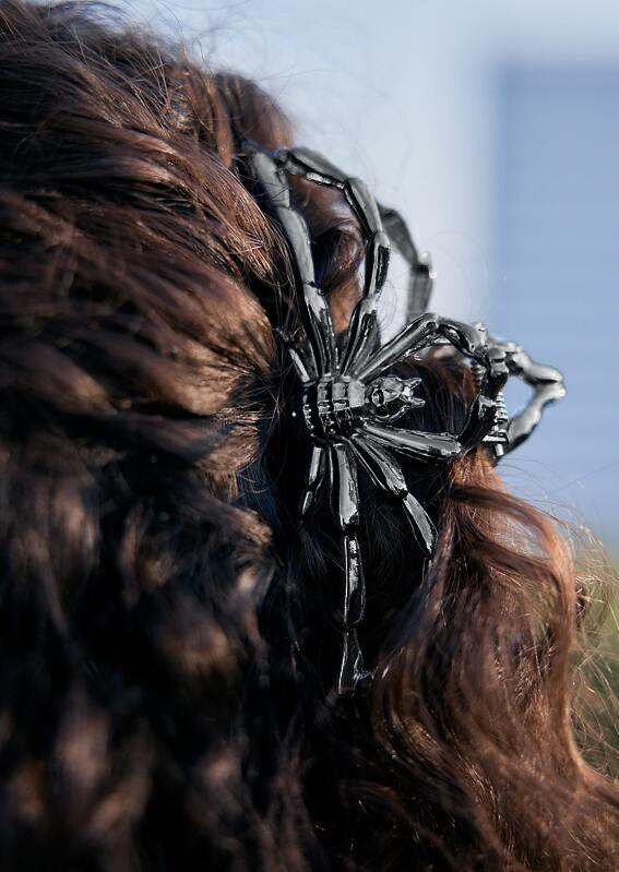 

Halloween Spider Hair Clips, Black, SCM019923