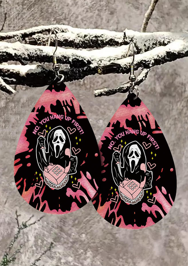 

Halloween No. You Hang Up First Ghost Earrings, Multicolor, SCM019969