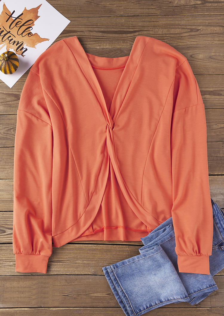 I Think I Love Fall Most Of All Maple Leaf Plaid Pocket Sweatshirt - Orange