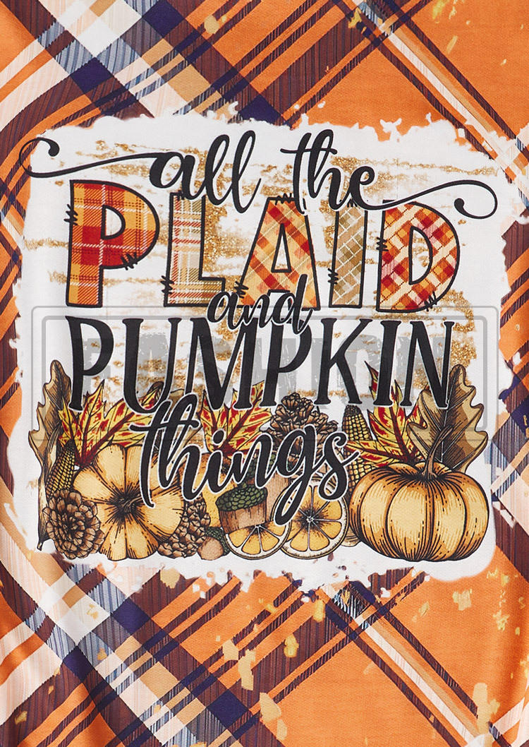 All The Plaid And Pumpkin Things Sweatshirt