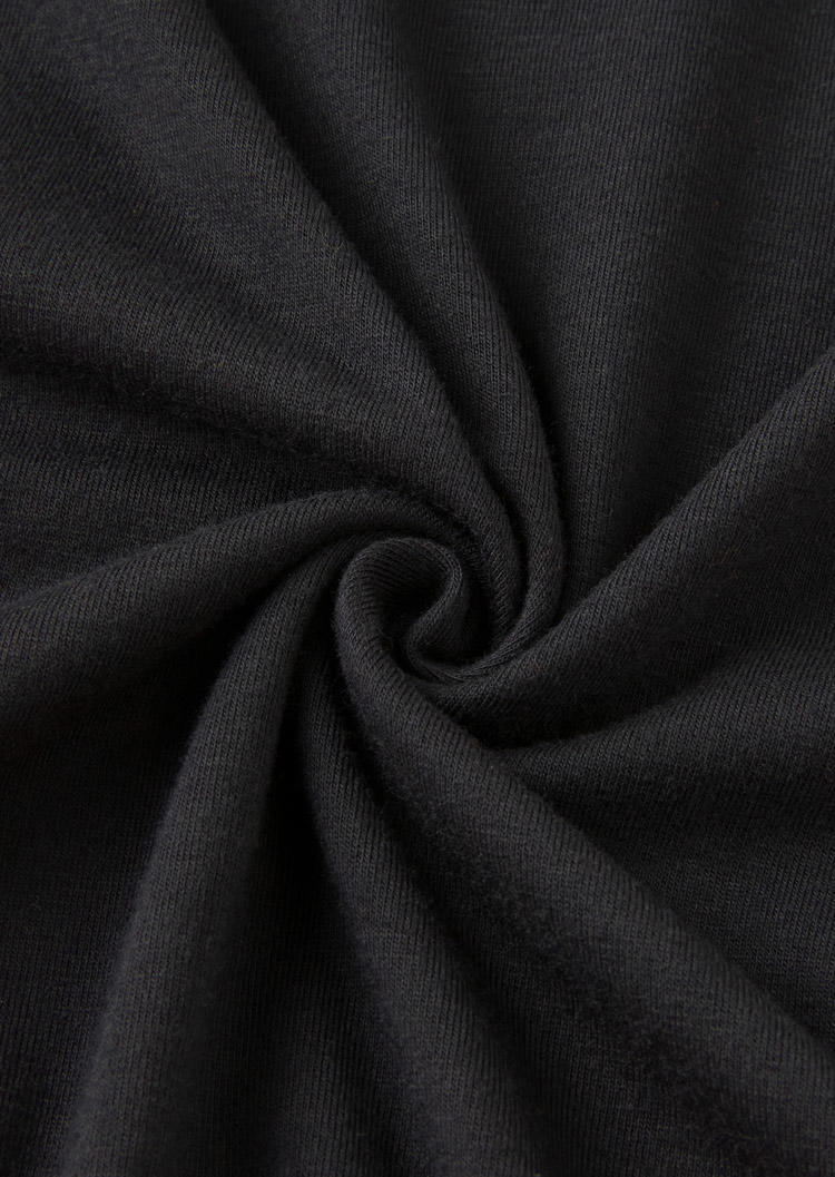 Trendy Cut Out Button Cold Shoulder Blouse - Black