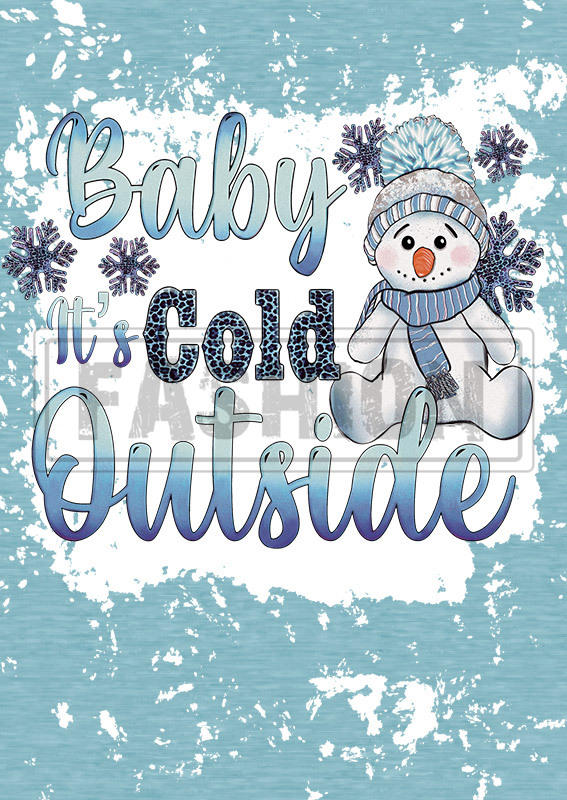Christmas Baby It's Cold Outside Sweatshirt Dress
