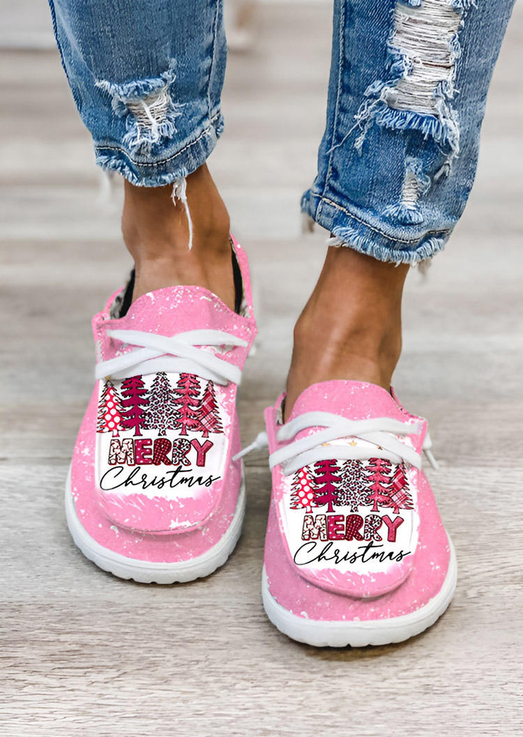 

Merry Christmas Tree Leopard Sneakers, Multicolor, SCM021995